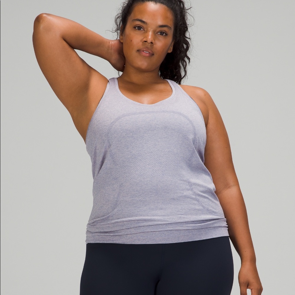 Lululemon Swiftly Tech Purple tank 14